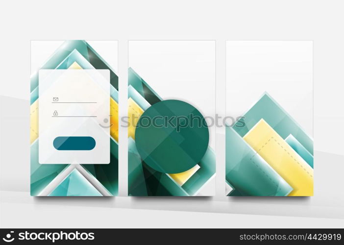 Mobile background ui. Mobile background ui - geometric abstract pattern. Application wallpaper blank layout