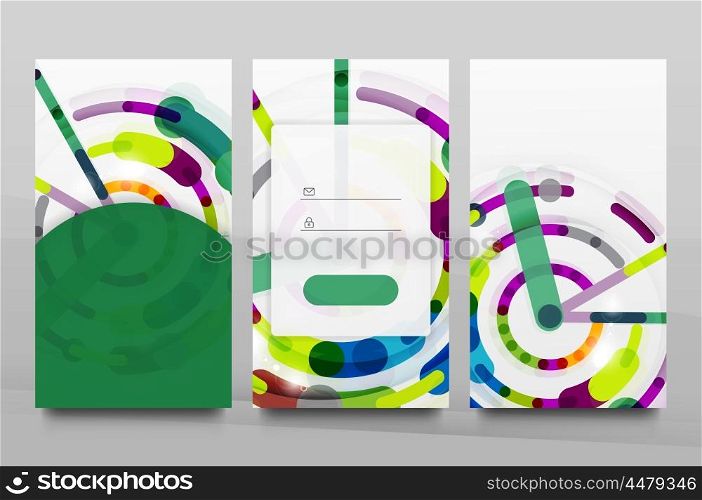 Mobile background ui. Mobile background ui - geometric abstract pattern. Application wallpaper blank layout