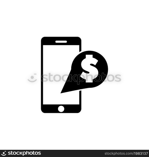 Mobile Banking, Payment with Smartphone. Flat Vector Icon illustration. Simple black symbol on white background. Mobile Banking, Payment Smartphone sign design template for web and mobile UI element. Mobile Banking, Payment with Smartphone. Flat Vector Icon illustration. Simple black symbol on white background. Mobile Banking, Payment Smartphone sign design template for web and mobile UI element.