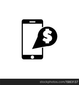 Mobile Banking, Payment with Smartphone. Flat Vector Icon illustration. Simple black symbol on white background. Mobile Banking, Payment Smartphone sign design template for web and mobile UI element. Mobile Banking, Payment with Smartphone. Flat Vector Icon illustration. Simple black symbol on white background. Mobile Banking, Payment Smartphone sign design template for web and mobile UI element.