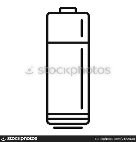 Mobile battery icon outline vector. Full power. Electric cell. Mobile battery icon outline vector. Full power