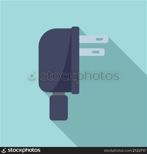 Mobile cell charger icon flat vector. Charge phone. Energy plug. Mobile cell charger icon flat vector. Charge phone