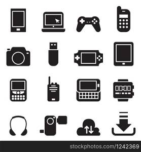 Mobile Device icons Set Vector illustration