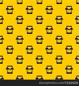 Mobile gaming pattern seamless vector repeat geometric yellow for any design. Mobile gaming pattern vector