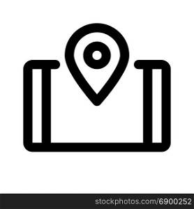 mobile location, icon on isolated background