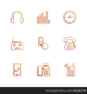 mobile, media, multimedia , call , phones , user interface , messages , wifi , internet , icon, vector, design, flat, collection, style, creative, icons