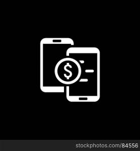 Mobile Payment Icon. Flat Design.. Mobile Payment Icon. Flat Design. Mobile Devices and Services Concept. Isolated Illustration.