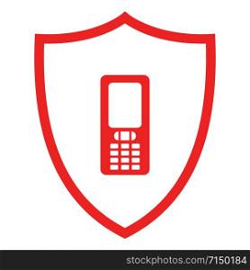 Mobile phone and shield