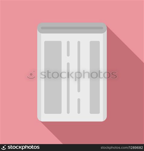 Mobile phone battery icon. Flat illustration of mobile phone battery vector icon for web design. Mobile phone battery icon, flat style