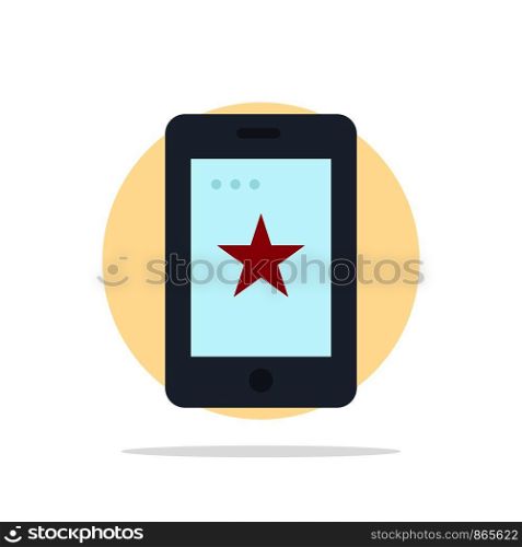 Mobile, Phone, Cell, Ireland Abstract Circle Background Flat color Icon