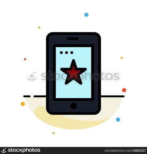 Mobile, Phone, Cell, Ireland Abstract Flat Color Icon Template