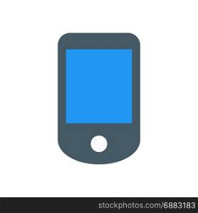 mobile phone, icon on isolated background