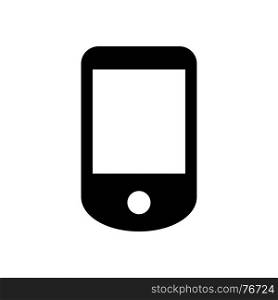 mobile phone, icon on isolated background