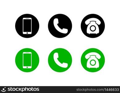 Mobile phone icon on isolated background.Set of call icon and telephone, smart in flat style for web.vector illustration eps10. Mobile phone icon on isolated background.Set of call icon and telephone, smart in flat style for web.vector