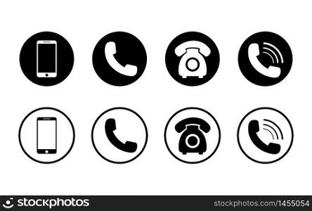 Mobile phone icon on isolated background.Set of call icon and telephone, smart in flat style for web. Phone symbol pack. vector eps10. Mobile phone icon on isolated background.Set of call icon and telephone, smart in flat style for web. Phone symbol pack. vector