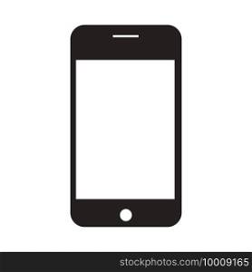 mobile phone icon on white background  vector.