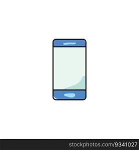 Mobile phone icon. Smartphone symbol. Vector illustration logo