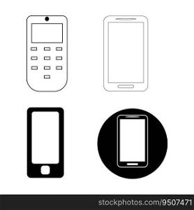 mobile phone icon vector illustration design