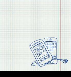 Mobile Phone Sketch