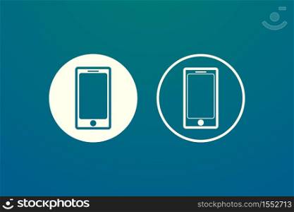 Mobile phone. Smartphone icon. Call icon