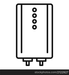 Mobile power bank icon outline vector. Phone battery. Portable charge. Mobile power bank icon outline vector. Phone battery
