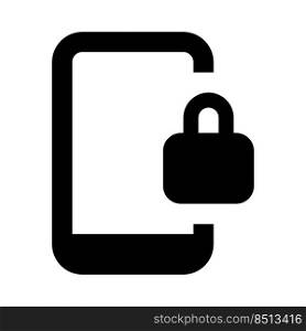 Mobile security lock to secure the data