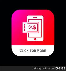 Mobile, Shopping, Discount Mobile App Icon Design
