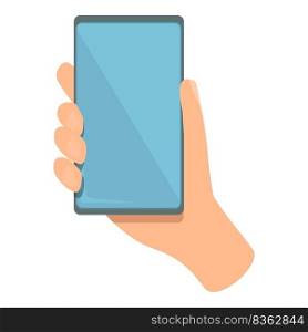 Mobile smartphone icon cartoon vector. Phone screen. App cell. Mobile smartphone icon cartoon vector. Phone screen