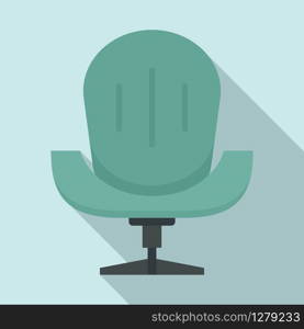 Mobility armchair icon. Flat illustration of mobility armchair vector icon for web design. Mobility armchair icon, flat style