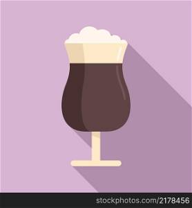 Mocha cup icon flat vector. Hot drink. Morning food. Mocha cup icon flat vector. Hot drink