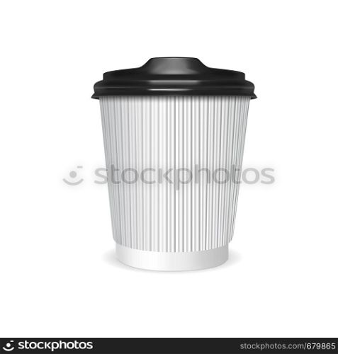 Mock up paper cup of coffee, tea, milk
