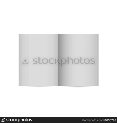 Mock up realistic book with shadow. Vector. Mock up book