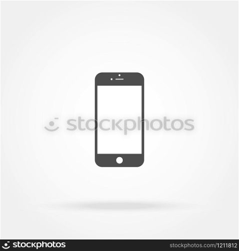 model of the smartphone icon. model of the smartphone
