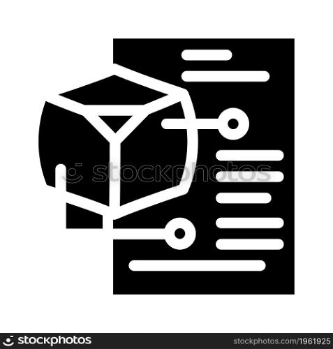 modeling data science glyph icon vector. modeling data science sign. isolated contour symbol black illustration. modeling data science glyph icon vector illustration