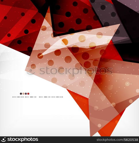 Modern 3d abstract shapes on white layout. Abstract background