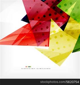 Modern 3d abstract shapes on white layout. Abstract background