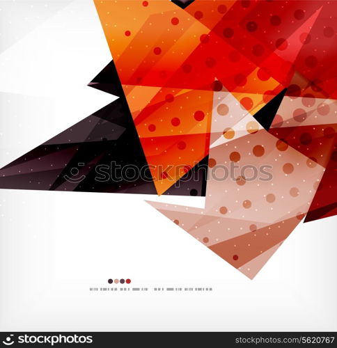 Modern 3d abstract shapes on white layout. Abstract background