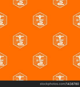 Modern 3d printing pattern vector orange for any web design best. Modern 3d printing pattern vector orange