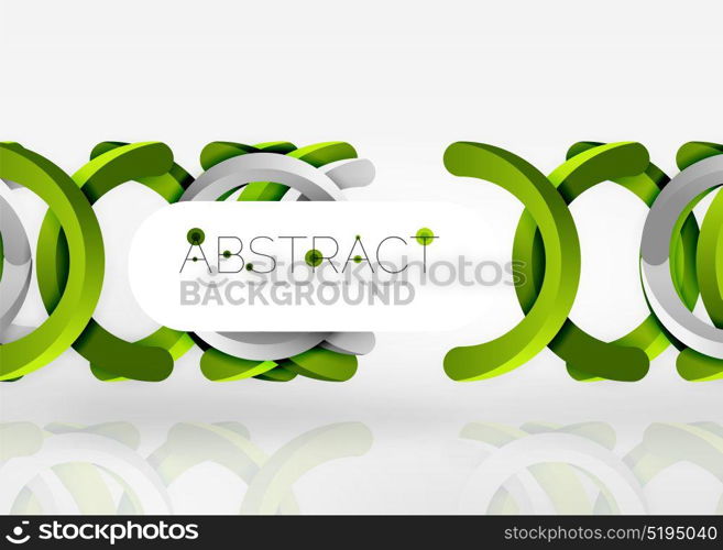 Modern 3d ring vector abstract background. Modern 3d ring composition in grey and white space, vector abstract background