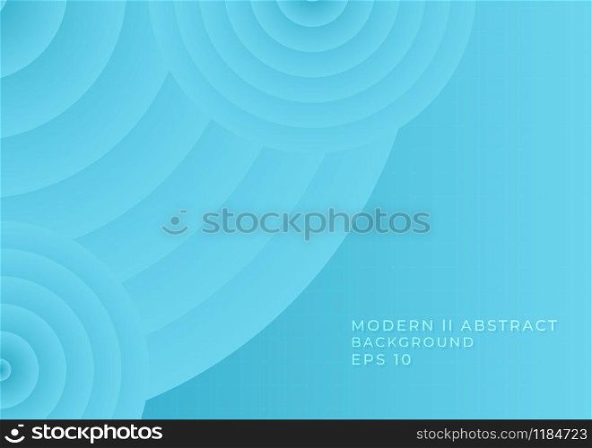 Modern abstract background geometric circle shape wave design with space for text. vector illustration