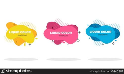 Modern abstract banner of flat liquid shapes. Abstract geometric liquid shapes in flat style on isolated background. Trendy vector template for the design of a presentation, logo, banner. vector eps 10. Modern abstract banner of flat liquid shapes. Abstract geometric liquid shapes in flat style on isolated background. Trendy vector template for the design of a presentation, logo, banner. vector