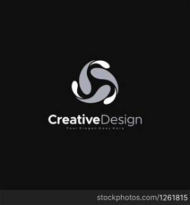 Modern abstract design vector element for identity, logotype or icon Creative Design