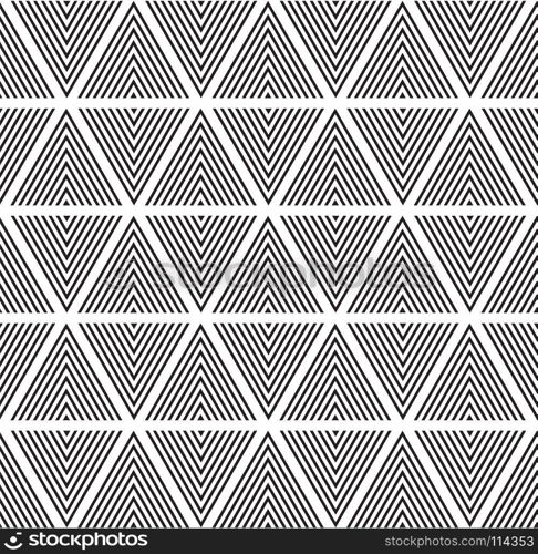 Modern abstract geometry pattern triangle black and white color geometric background, monochrome retro texture, hipster fashion design, Vector illustration