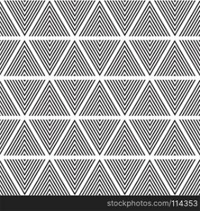 Modern abstract geometry pattern triangle black and white color geometric background, monochrome retro texture, hipster fashion design, Vector illustration