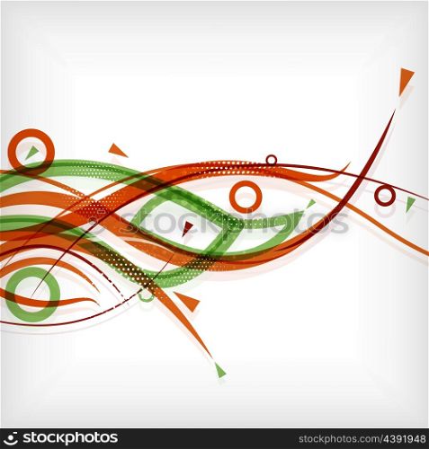 Modern abstract lines minimal background