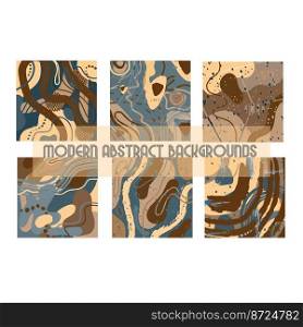 Modern abstract pattern with organic shapes. Abstract texture, Modern backgrounds. Vector illustration. Modern abstract pattern with organic shapes