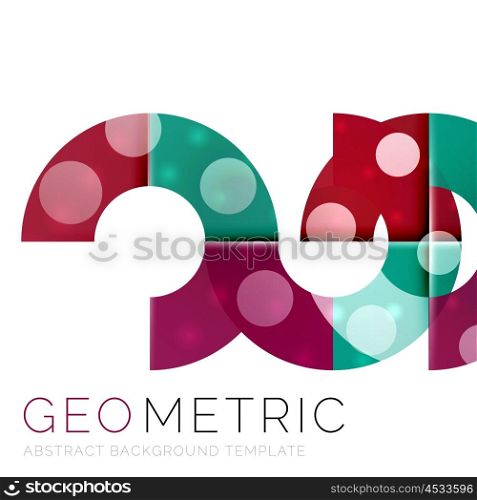Modern abstract round shapes repititon background. Modern abstract round shapes repititon vector background