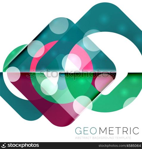 Modern abstract round shapes repititon background. Modern abstract round shapes repititon vector background