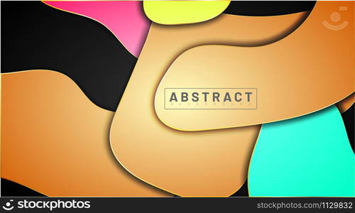 Modern abstract vector background. The minimum design concept with liquid. Vector illustrations for wallpapers, banners, backgrounds, cards, book illustrations, landing pages