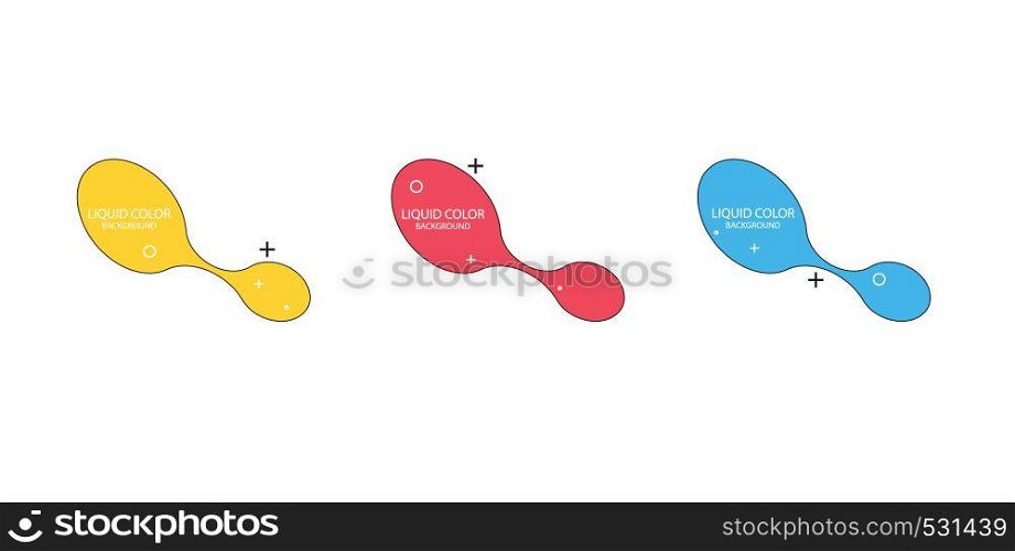 Modern abstract vector banner set. Flat geometric liquid form with various colors. Modern vector template, Template for the design of a logo, flyer or presentation. Abstract geometric shapes.. Modern abstract vector banner set. Flat geometric liquid form with various colors. Modern vector template, Template for the design of a logo, flyer or presentation. Abstract geometric shapes